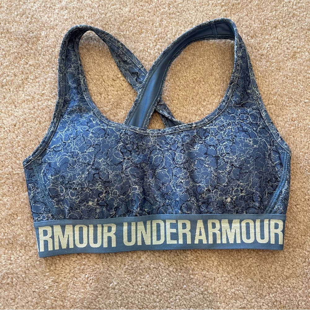 Under Armour Padded Patterned Sports Bra